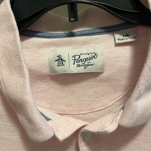 Men’s Pink Collared Polo Shirt